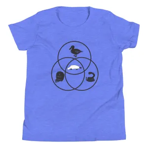 Platypus Venn Diagram Kid's Youth Tee