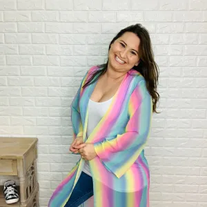 "Candy Crush" Sheer Lightweight Kimono