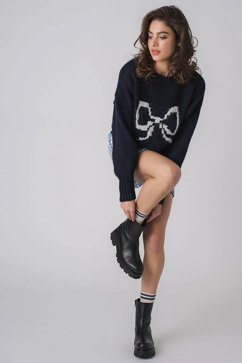 Sophie Bow Crewneck Sweater