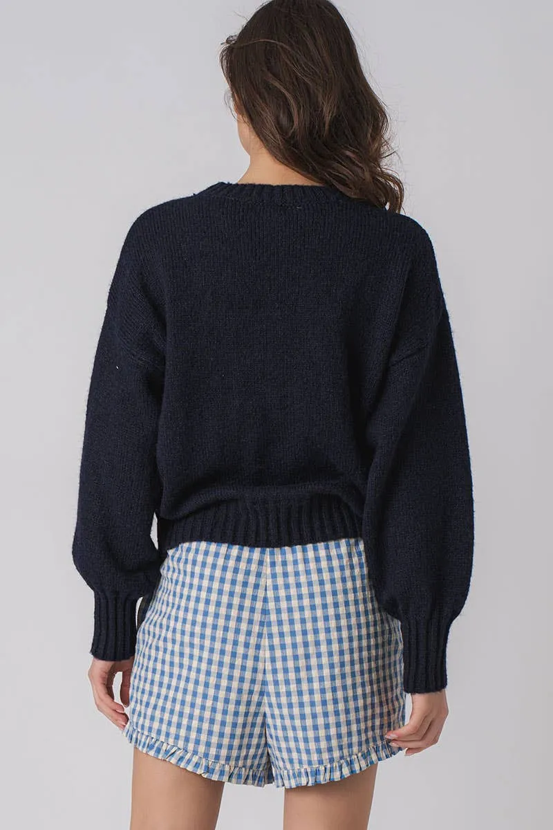 Sophie Bow Crewneck Sweater