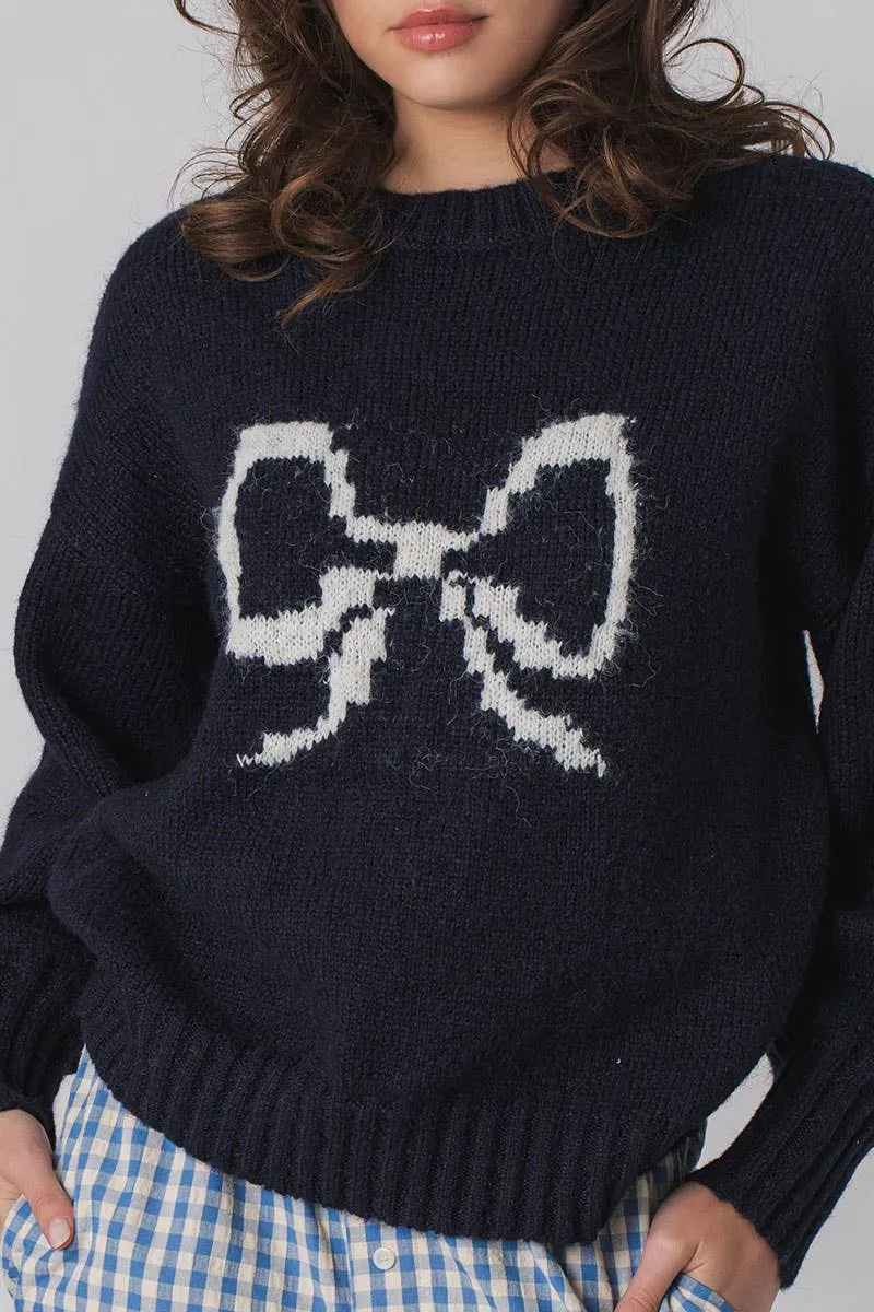 Sophie Bow Crewneck Sweater