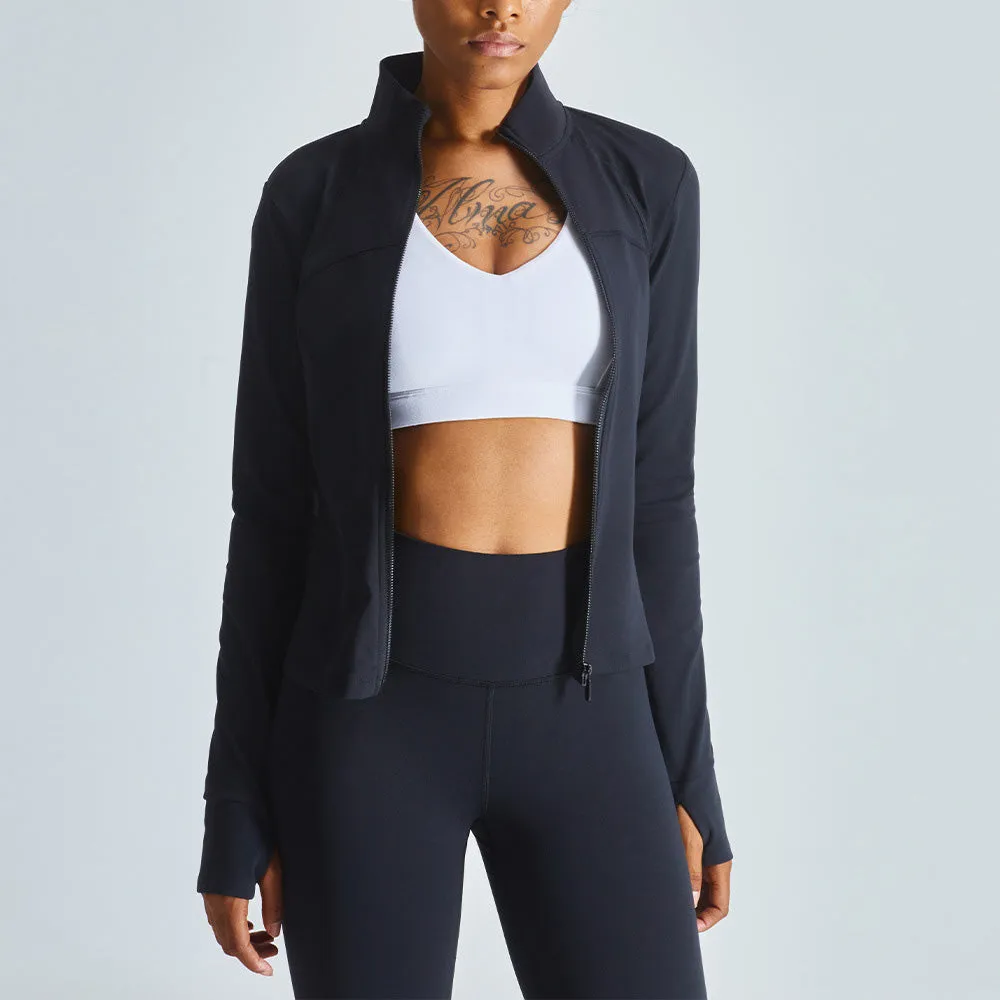 Stand-up Collar Yoga Jacket