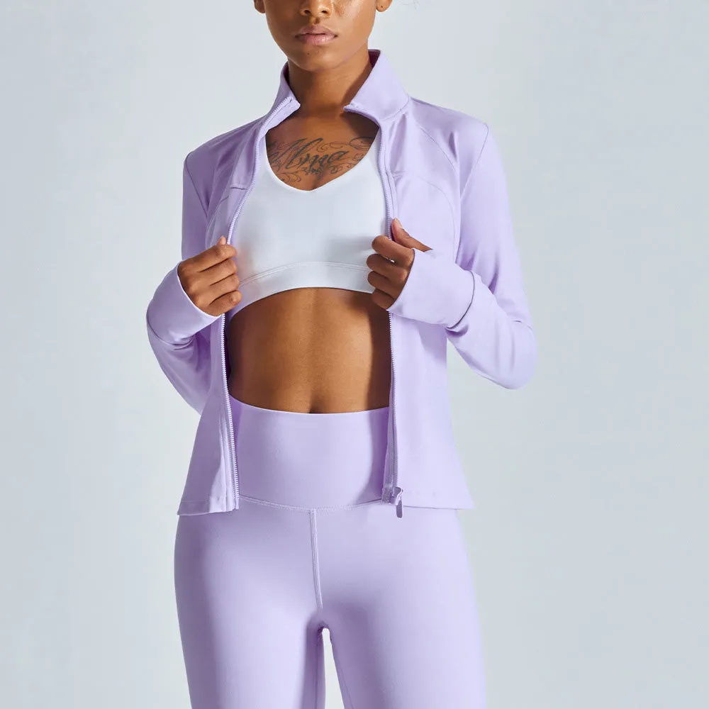 Stand-up Collar Yoga Jacket