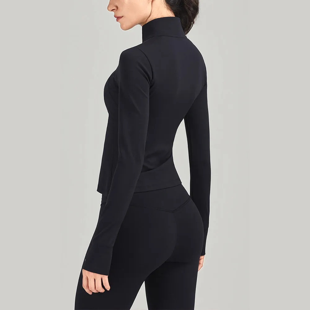 Stand-up Collar Yoga Jacket