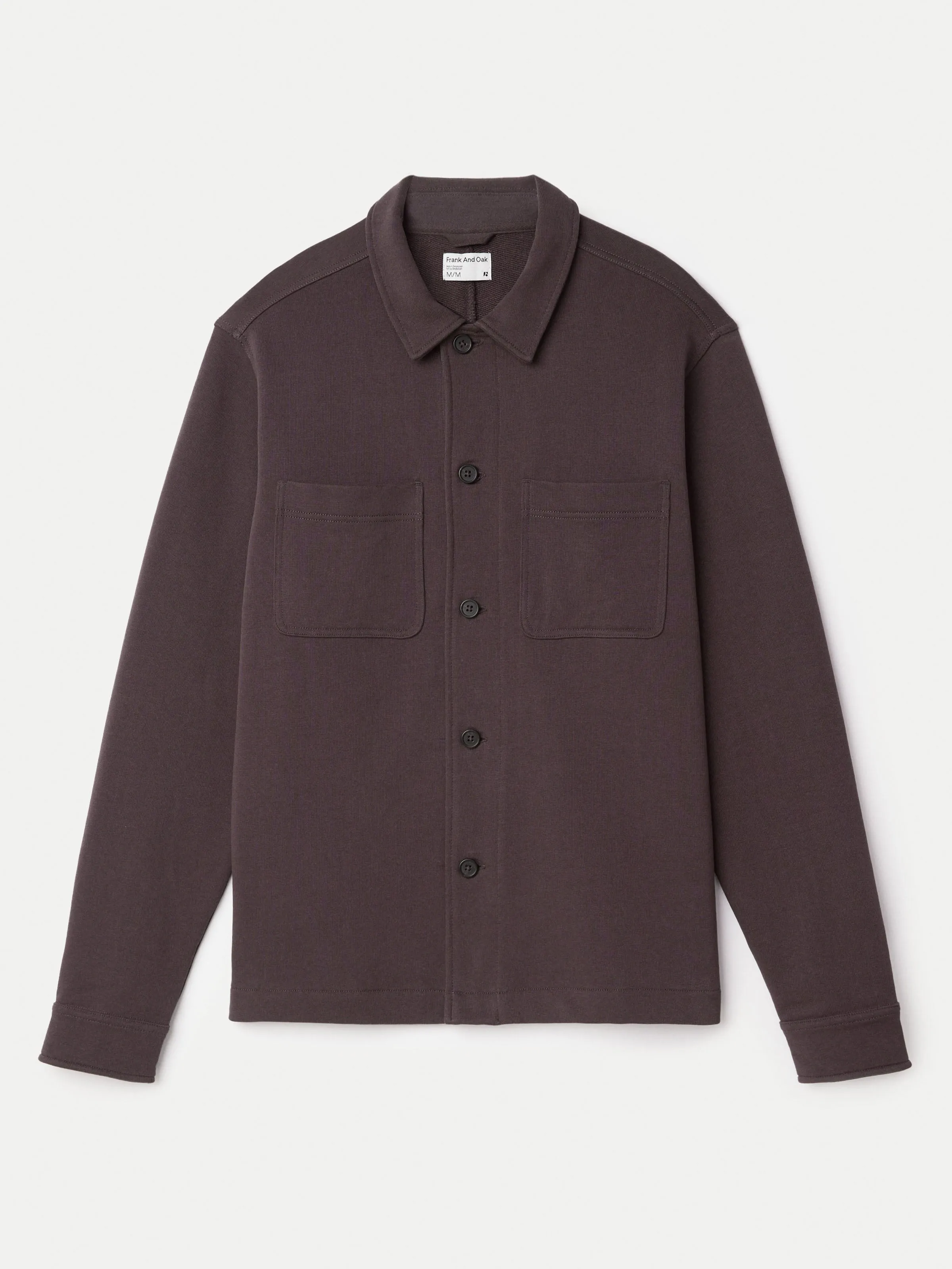 The Jordan French Terry Overshirt in Raisin