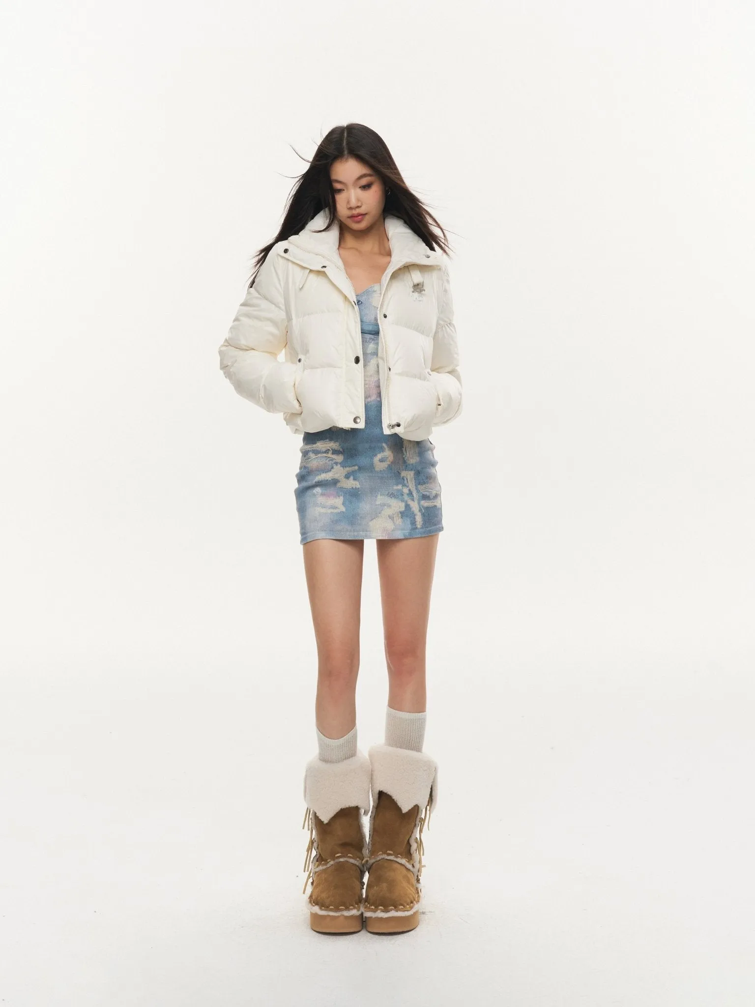 White Cloud Down  Puff Jacket