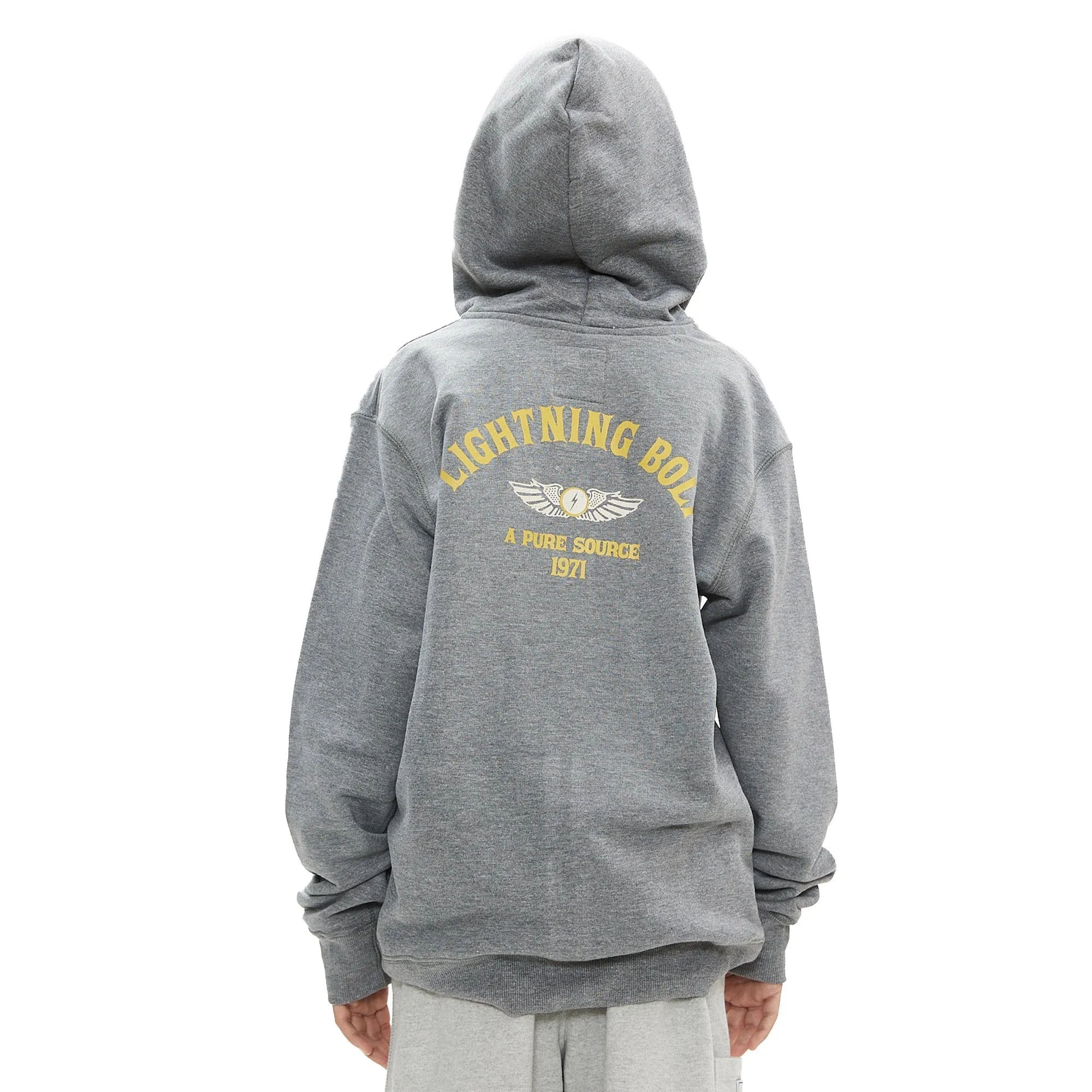 Wings Zip Up Hoodie Boys - Lightning Bolt ⚡