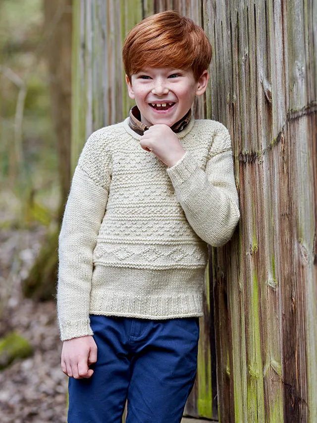 WYS Fleece Family Collection Knitting Pattern Book by Sarah Hatton